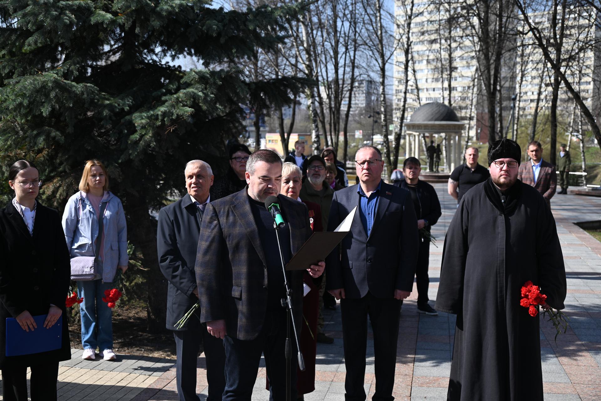 Митинг в честь освобождения узников фашистских концлагерей прошёл в Видном 