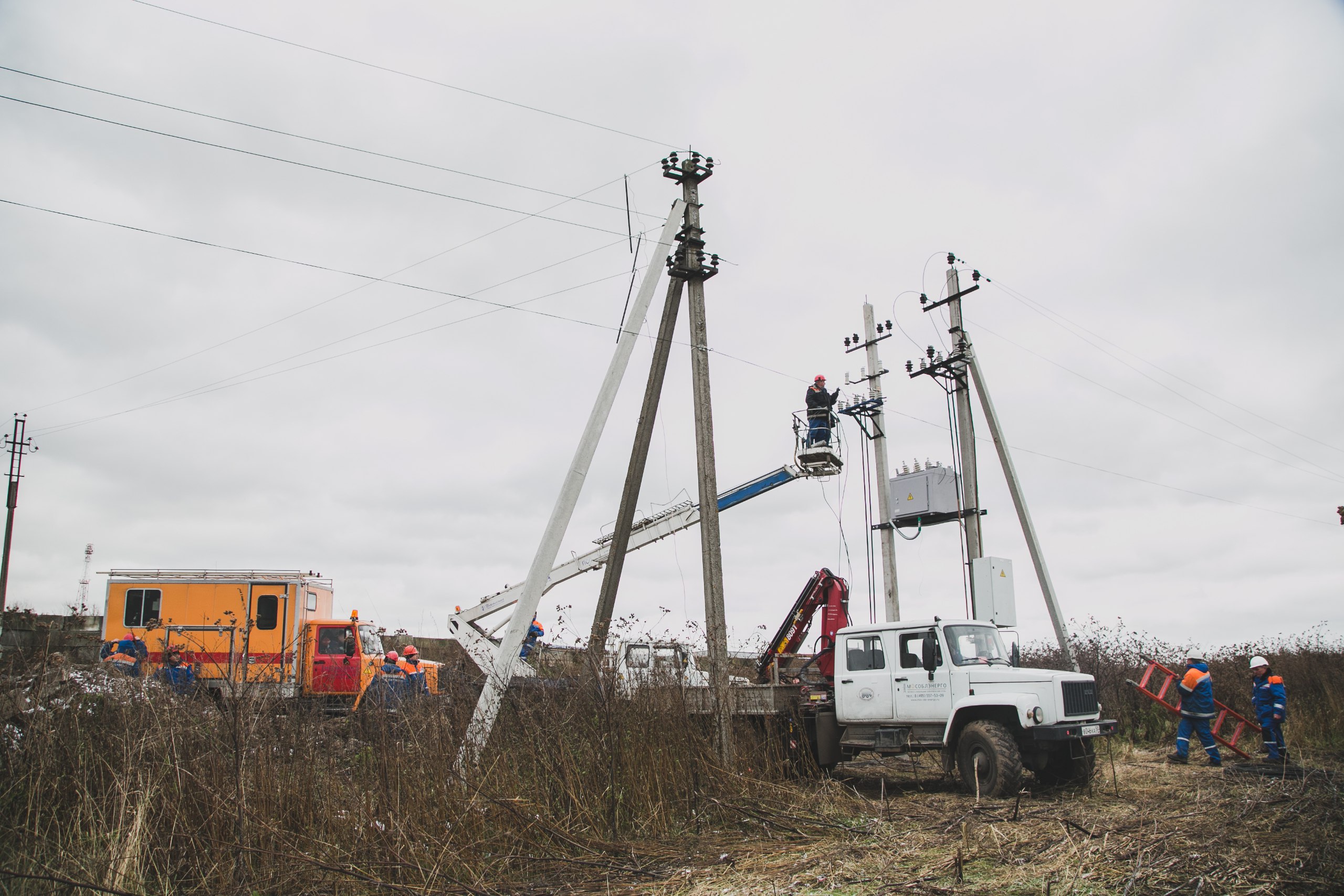 В Ленинском городском округе построят более 13 км новых линий электропередачи
