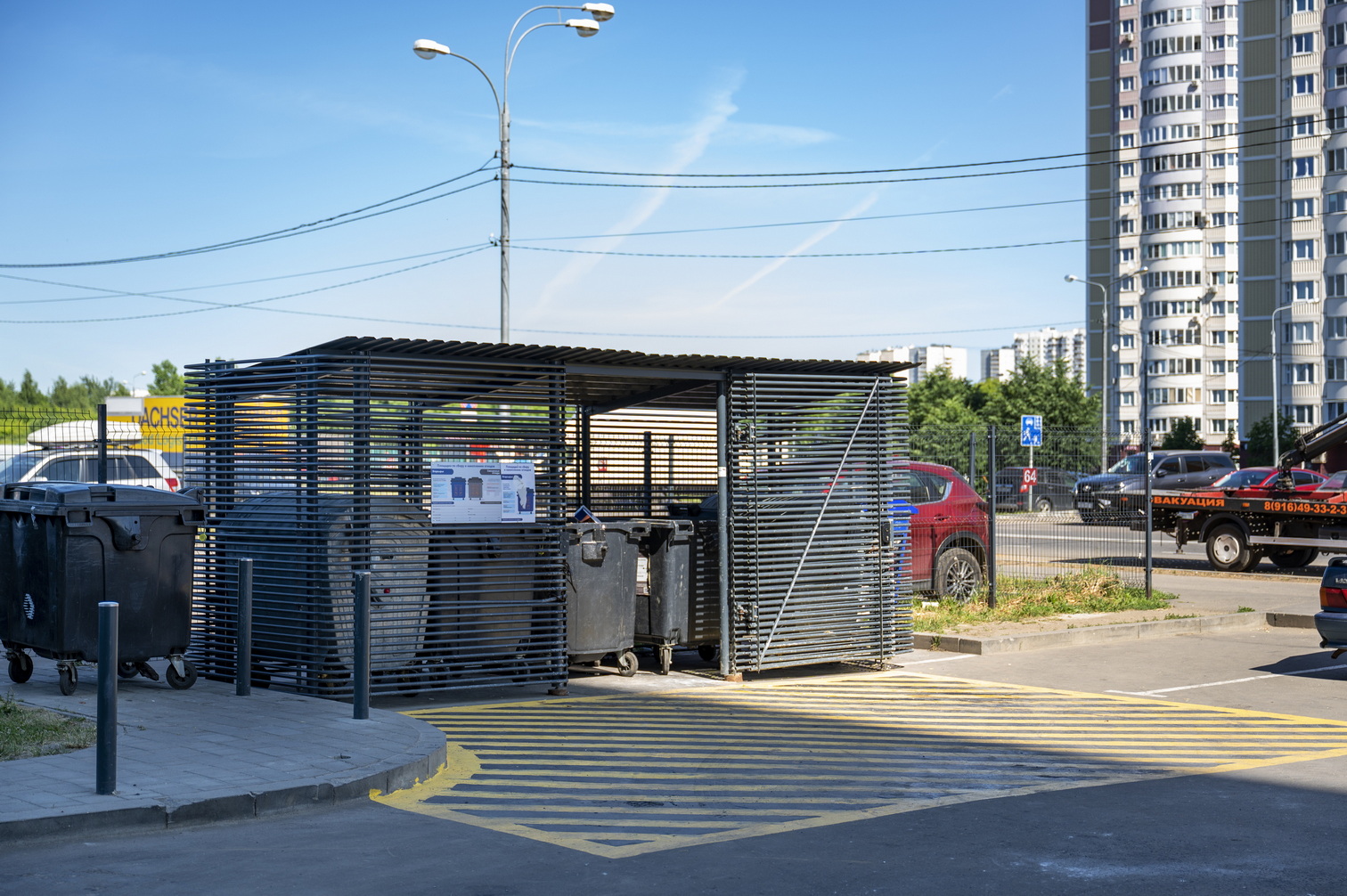 В Ленинском округе начнут штрафовать за парковку у контейнерных площадок