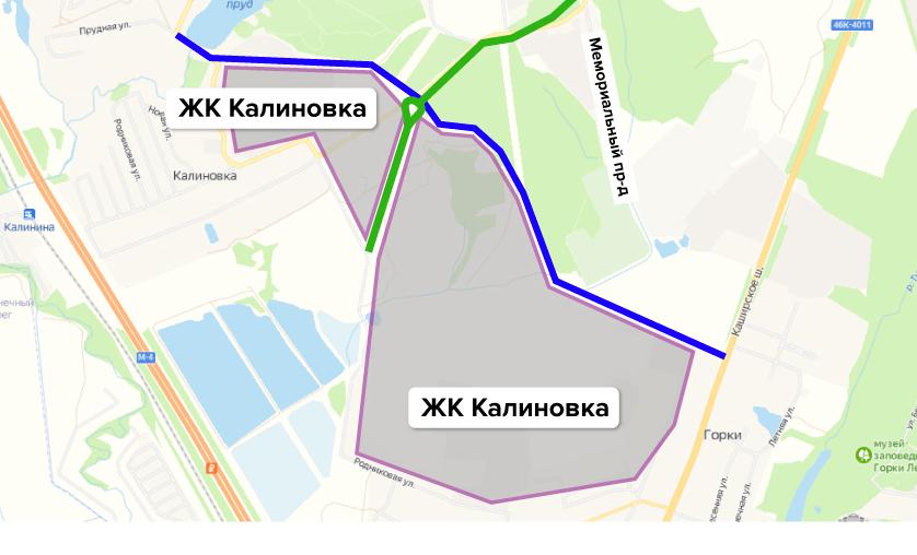 В Ленинском округе приступят к проектированию двух дорог в районе д. Калиновка
