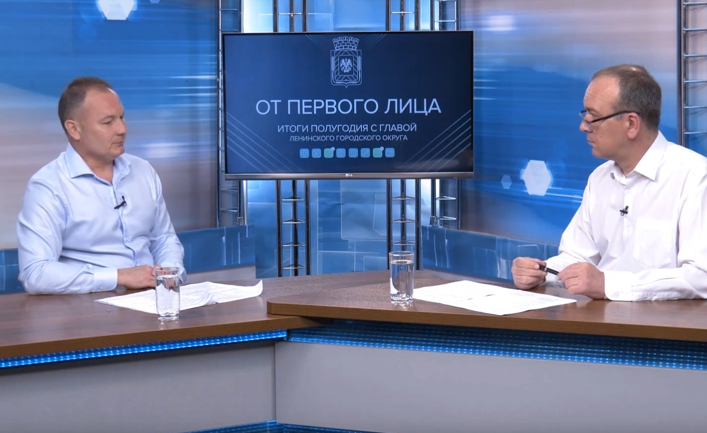 Алексей Спасский подвел итоги первого полугодия 2022 года в прямом эфире телеканала «Видное ТВ»