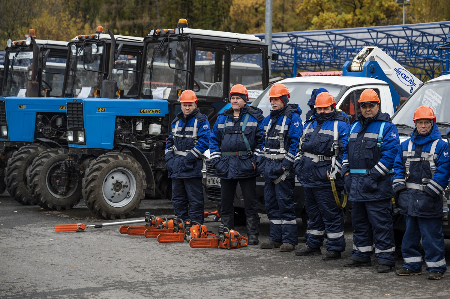 Порядка 200 единиц техники будут обслуживать зимой территорию Ленинского городского округа