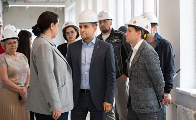 Станислав Каторов проверил ход строительство школы на 1500 мест в Ленинском округе